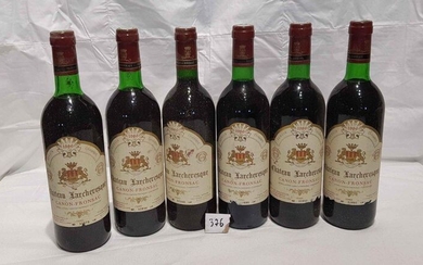 12 bottles château FONREAUD 1970 LISTRAC MEDOC CRU BOURGEOIS. Perfect labels and levels