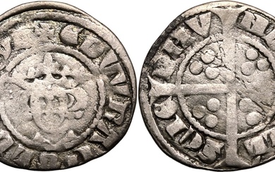 1279-1307 Bury St Edmunds Silver Penny Very Fine; possibly straightened