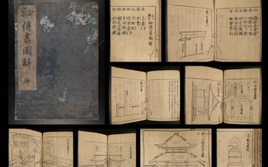 1727 Japanese Architecture Secret Book Carpentry Shrine