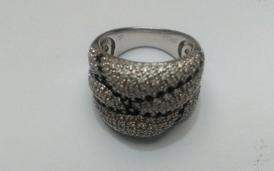18 kt. White gold - Ring - 1.20 ct Diamond - Diamonds