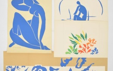 Henri Matisse (1869-1954). Four serigraphs: (1) "la Piscine".