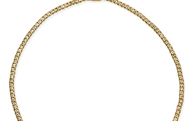 18ct GOLD AND DIAMOND NECKLACE