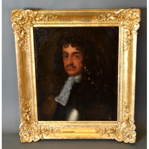 18th Century English School 'Portrait of Charles II' oil on ...