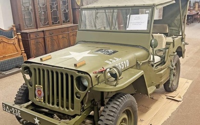 1943 FORD 1/4 TON 4X4 (GPW) WILLYS JEEP IN GREEN WITH A CANV...