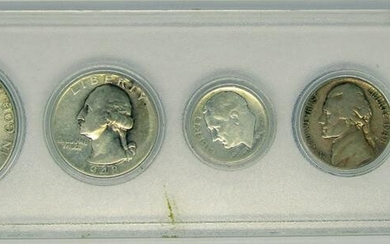 1948 U.S. YEAR SET - 5 COINS - MIXED MINTS