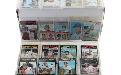 1970 and 1971 Topps Baseball Cards Featuring Reggie Jackson, Tom Seaver, More