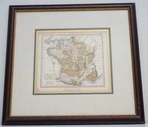 19TH C MAP OF FRANCE BEFORE THE REVOLUTION