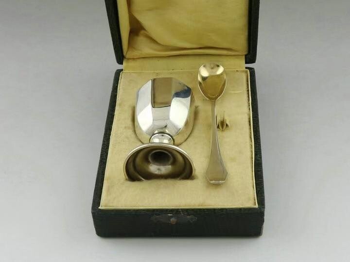 19th century French sterling silver wine glass