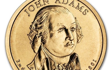 2007-P John Adams Presidential Dollar BU