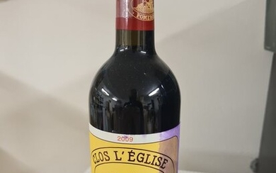 2009 Chateau Clos L'Eglise - Pomerol - 1 Bottles (0.75L)