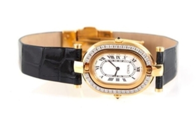 Seiko Credor diamond and gold wristwatch, retailed by Wako