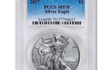 2017 American Silver Eagle MS-70 PCGS