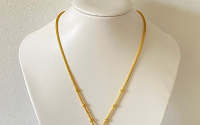 22 kt. Yellow gold - Necklace with pendant