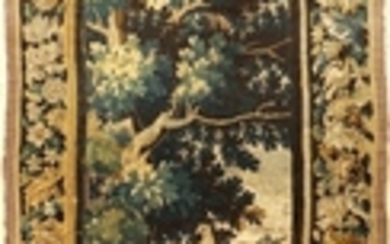 Flemish Tapestry (Fragment), Flemish, 17th century, wool/silk,...
