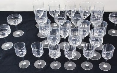 28 Piece Baccarat Glassware Set
