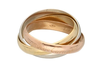 Cartier - 18 kt. Gold, Tricolour - Ring