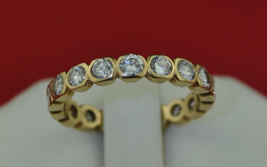 Full-Setting Luxury - 18 kt. Yellow gold - Ring Diamond