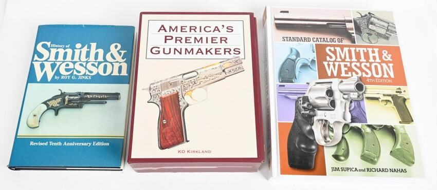 3 FIREARMS REFERENCE BOOKS SMITH & WESSON