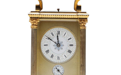 3356609. A FRENCH GRAND SONNERIE REPEATER CARRIAGE CLOCK.