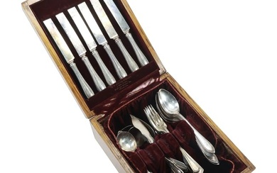 35 Pieces Community Silver Plate Flatware with Extra Serving Pieces in box