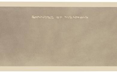 SHADES OF MEANING, Edward Ruscha
