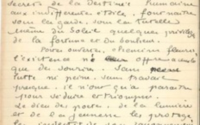 Laurent TAILHADE (1854 1919) Manuscrit autographe,…