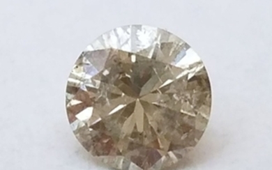 Natural Round Brilliant Diamond 0.60 ct. color...