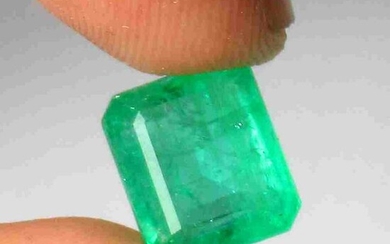 5.14 Ct Natural Colombian Emerald Octagon Top Quality