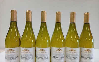 6 bouteilles de Montagny Blanc. 2017. Bourgogne.... - Lot 9 - Enchères Maisons-Laffitte