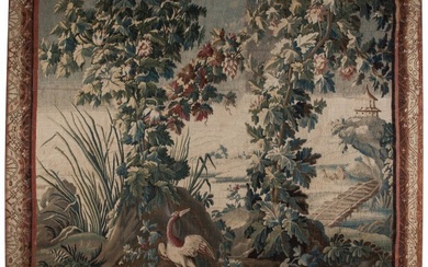 61009: A French Aubusson Tapestry, mid-18th century 97