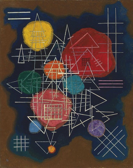 Wassily Kandinsky (1866-1944), Verschleiertes Glühen (Veiled Glow)