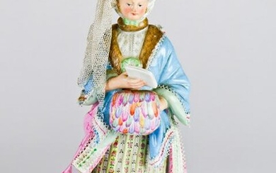A Meissen figural group