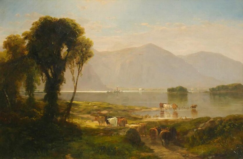 JOHN WILLIAM CASILEAR Hudson River Landscape