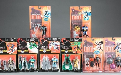 8 'Batman: The Animated Series' action figures.