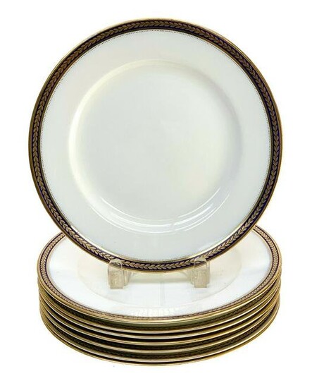 8 George Jones Crescent Porcelain Empire Style Dinner