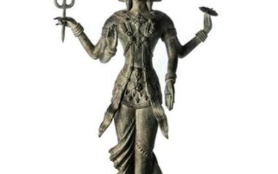 19th Century Standing Brahma Statue