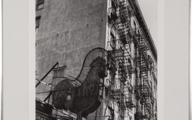 ABBOTT, BERENICE (1898-1991) Poultry Shop East 7th Street, Manhattan