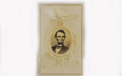 Abraham Lincoln CDV Circa 1865