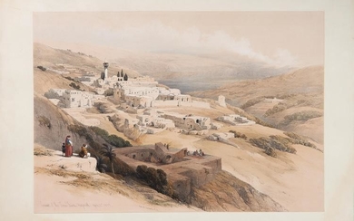 After David Roberts, Collection of prints relating to Petra and the Holy Lands, chromolithographic prints [most London, 1839-1842]