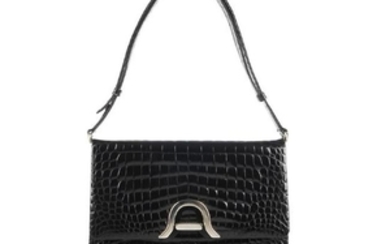 ALFRED ROTH - a vintage crocodile handbag. Crafted from