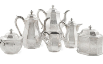 An American Silver Six piece tea and coffee service
