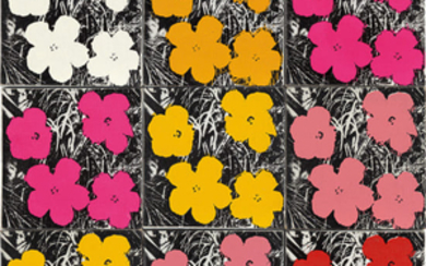 Andy Warhol, 9 Flowers