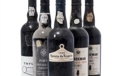 9 bottles Mixed Vintage Port