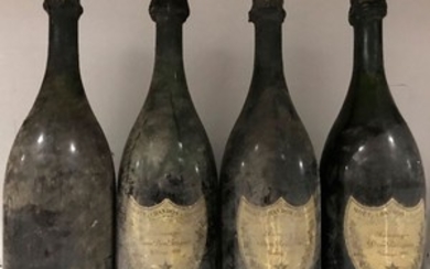 4 bouteilles CHAMPAGNE "Dom Pérignon", Moët…