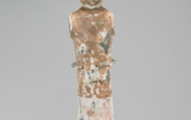 Chinese Han Dynasty Pottery Standing Figure