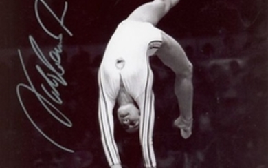 COMANECI NADIA: (1961 ) Romanian Gymnast. Five tim…