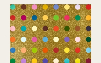 DAMIEN HIRST | UNTITLED (GOLD GIFT SPOT)