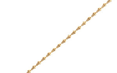A fancy-link gold necklace,, by Garrard, 2008