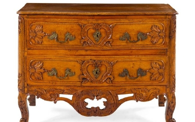 A French Provincial Walnut Commode