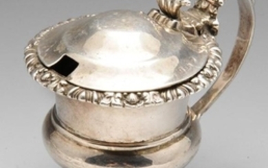 A George IV silver mustard pot by Matthew Boulton, of